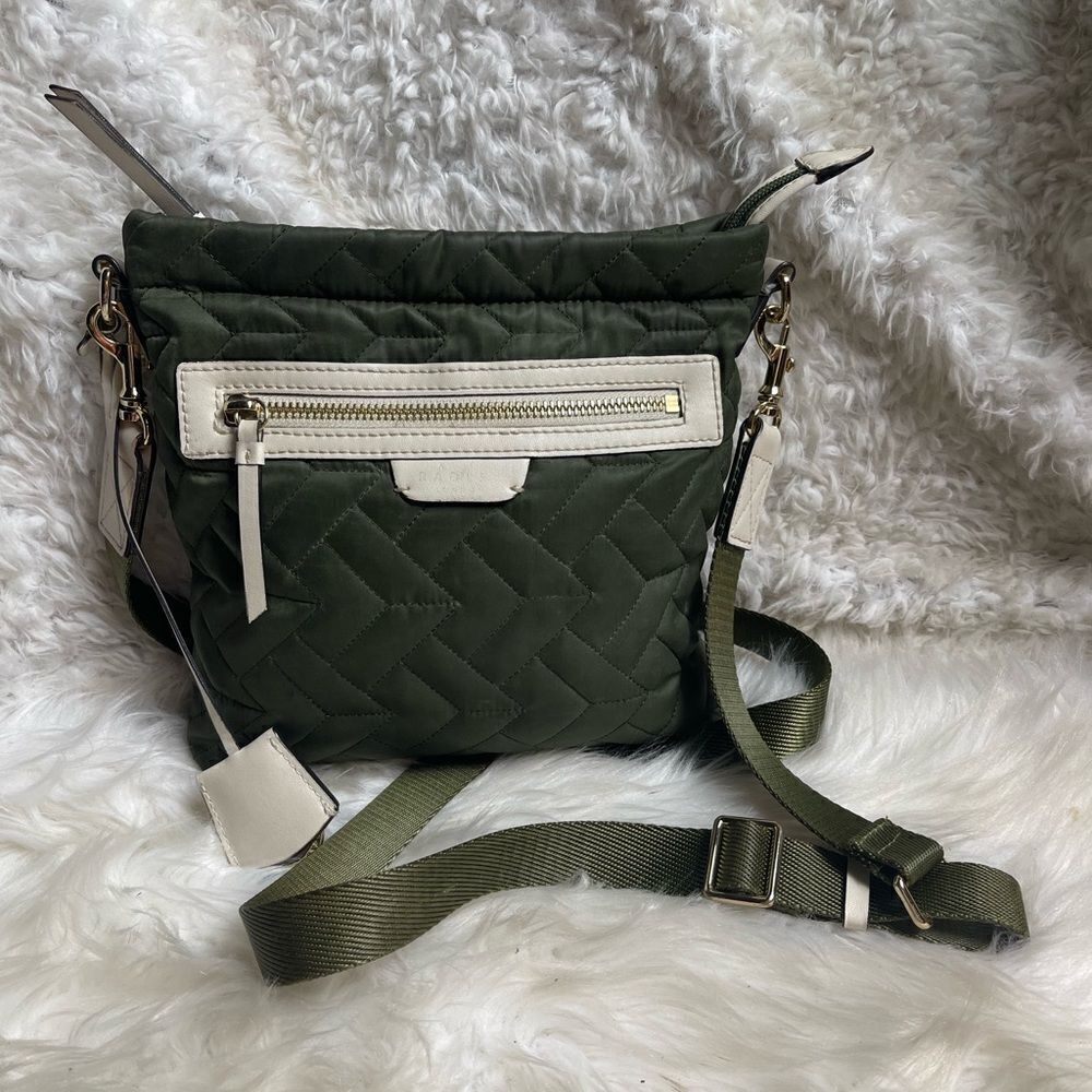 Radley London
 Finsbury Park Fabric olive green Quilted Small Crossbody Bag